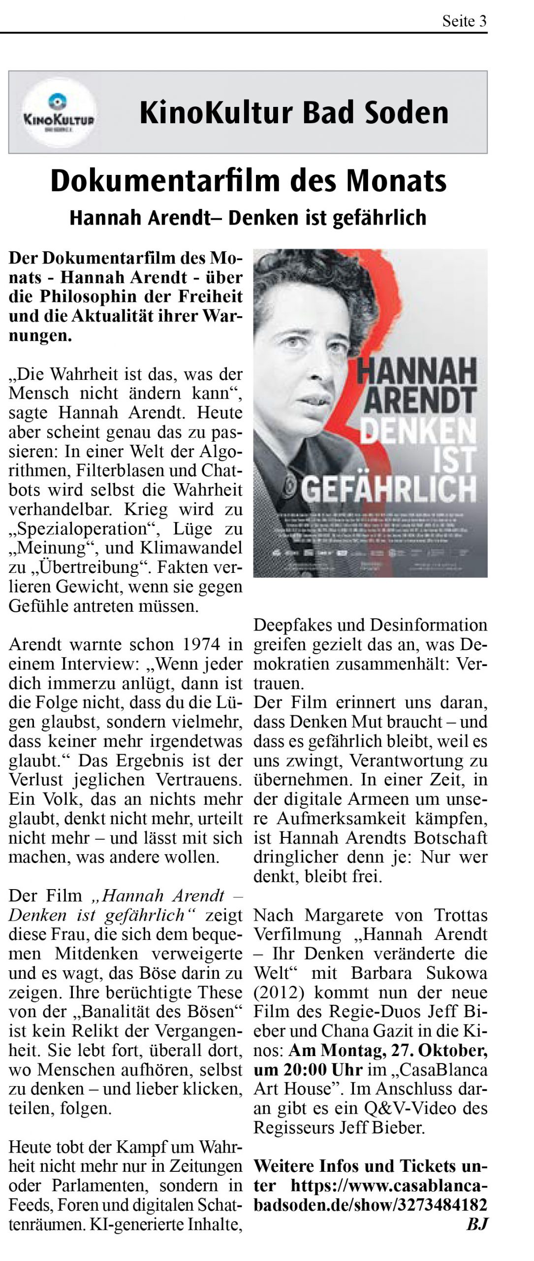 27. Oktober 2025